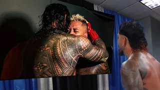 Solo Sikoa Crying After Sending Jimmy Usos To Hospital & Roman Reigns WWE Smackdown 2023 Highlights
