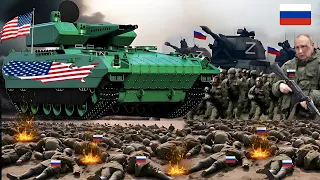 Scary! 25,000 Elite Russian Soldiers Destroyed by America's Advanced Super Weapons