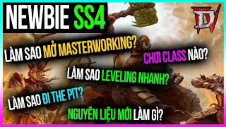 [Diablo 4 - SEASON 4] Làm sao mở Masterworking? Leveling nhanh? Và giải đáp nhiều câu hỏi khác!