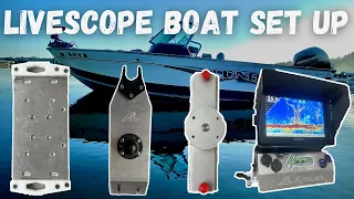 This Livescope Boat Set Up SOLVED My Problems | EASY & VERSATILE Pole, Mount, & Unit Set Up