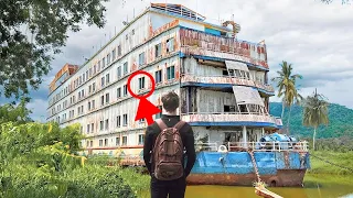 MAN FINDS GIANT SHIP IN THE MIDDLE OF THE JUNGLE BUT WHEN HE LOOKS INSIDE HE SEES SOMETHING SHOCKING