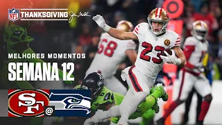 San Francisco 49ERS x Seattle SEAHAWKS - Melhores Momentos | Semana 12 - Thanksgiving | NFL Brasil