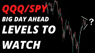 BIG Day Ahead - LEVELS TO WATCH (SPY, QQQ, IWM, DIA, SMH)