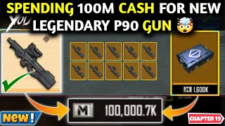 Spending 100M CASH For NEW LEGENDARY P90 GUN 🤯 METRO ROYALE CHAPTER 19