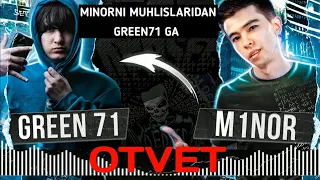 VIDEO OTVET TO GREEN71,ANVARKHAN,YES BRO SLY. MINORNI MUHLISLARIDAN OTVET