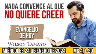 Evangelio de hoy MIÉRCOLES 24 de ENERO (Mc 4,1-20) | Wilson Tamayo | Tres Mensajes