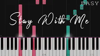 Stay With Me - Sam Smith | EASY Piano Tutorial