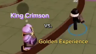 King Crimson Vs. Golden Experience | World of Stands PvP