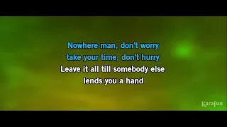 Nowhere Man | The Beatles | Karaoke