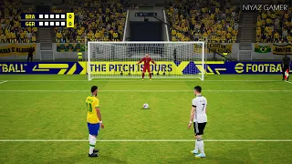 PES 2023 | BRAZIL vs GERMANY | Penalty Shootout | NEYMAR vs SANE | eFootball 2023 Gameplay PC