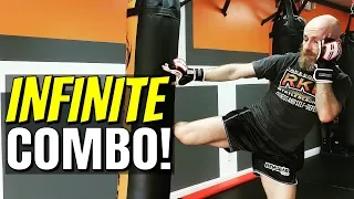 Striking Combos and Drills | Chaining Punches into Kicks and Kicks Back Into Punches | Training Tips