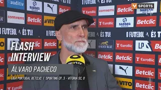 Álvaro Pacheco: "Hoje o Sporting foi melhor que o Vitória"