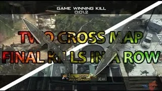 Two Throwing Knife Final Kill Cross-Map Kills in a Row - AoN