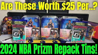Are These NEW MJ Holdings Prizm Basketball Repack Tins Worth $25 A Piece? I DON'T THINK SO!