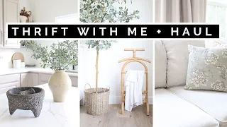 THRIFT WITH ME | HUGE THRIFT HAUL +  STYLING THRIFTED HOME DECOR TIPS