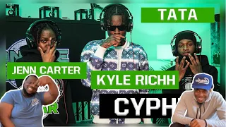 THIS TRIO IS REALLY A PROBLEM💯🔥🔥 | CYPHER: Kyle Richh, Jenn Carter & Tata | REACTION!!!🔥🔥