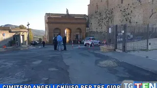 Cimitero chiuso per tre giorni