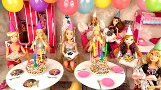 Barbie Doll Twin Sister Birthday Party Real Cake - Barbie Festa de aniversário boneca Barbie gêmeos