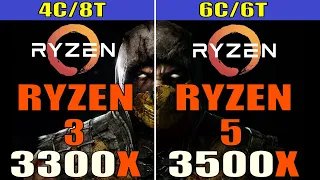 RYZEN 3 3300X vs RYZEN 5 3500X | PC GAMES TEST |