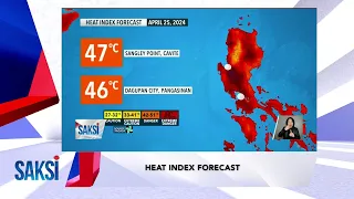 SAKSI RECAP: Heat index forecast (Originally aired on April 24, 2024)