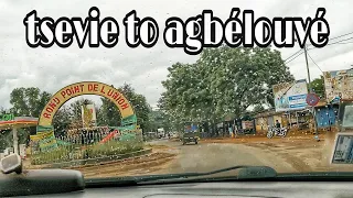 En route to Atakpamé. Tsevie to Agbélouvé. 4k drive around togo west Africa 🇹🇬🇹🇬🇹🇬🇹🇬