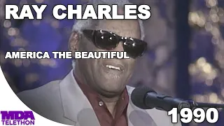 Ray Charles - America The Beautiful | 1990 | MDA Telethon