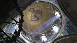 Jerusalem Church of the Holy Sepulchre Catholicon and Omphalos