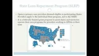National Health Service Corps Loan Repayment Program webinar