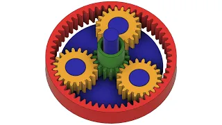 How to model Planetary Gears; Requirements, Gear Ratios, Helical/Herringbone (Gears pt 5/7)