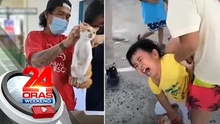 Bata sa Tarlac, napaiyak habang binabakunahan kontra rabies ang alagang pusa | 24 Oras