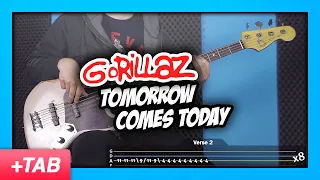 Gorillaz - Tomorrow Comes Today | Bass Cover with Play Along Tabs