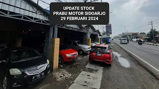 Udate stock akhir bulan Prabu motor sidoarjo 29 Februari 2024#prabumotorponorogo