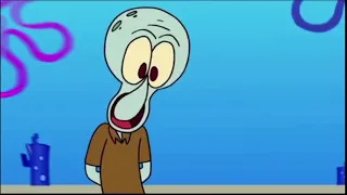 Squidward has a gun but it’s not loaded