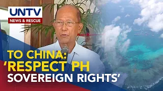 Lorenzana, muling nanawagan na itigil ng China ang aktibidad sa WPS