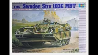 Trumpeter 1/35 Swedish Strv 103C MBT Build-log and Reveal