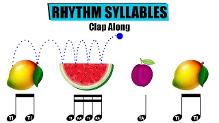 Musical Fruits - Rhythm Syllables Clap-Along