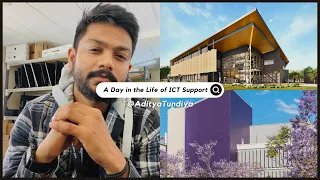 A Day in the Life of ICT Support at Springfield Campus | Unisq | Australia 🇦🇺 | #adityatundiya