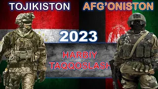 Tojikiston va Afg'oniston harbiy taqqoslash || Afg'oniston va Tojikiston harbiy solishtirish || 2023