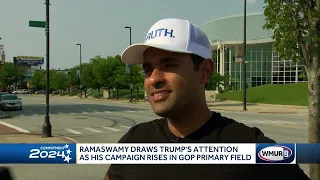Ramaswamy draws Trump's attention as campaign rises in GOP primary field