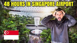 LIVING INSIDE THE BEST AIRPORT FOR 48 hours!! (Singapore Changi Airport)