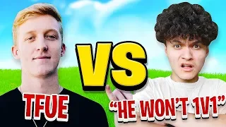 Tfue Challenged by FaZe Jarvis to 1v1 on Fortnite