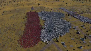 1,000 Soul Tyrants vs. 2,000 Giant Ogres with 10,000 Spartans  Ultimate Epic Battle Simulator  UEBS