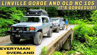 Exploring and camping NC 105 and Linville Falls in Toyotas!!