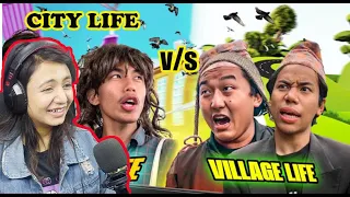 REACTING TO CITY LIFE v/s VILLAGE LIFE BY @JerryLimbu