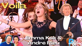 Who is Emma Kok? | "Voilà" Live Performance with André Rieu (Maastricht 2023) | Couples Reaction!