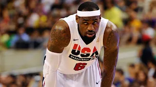 USA Team Full Highlights vs Argentina 2012 Exhibition - KD, LBJ vs Ginobili!