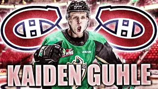 Let's Talk About Kaiden Guhle… The Habs Prospect Whom Other Fans LOVE To Hate On—Montreal Canadiens