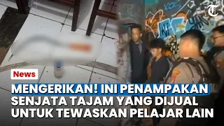 Ternyata Senjata Tajam untuk Tawuran Pelajar di Depok Ada Pemasoknya, Bentuknya Mengerikan