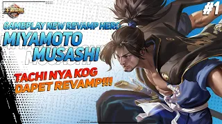 KING OF GLORY (Honor of Kings) | NEW REVAMP HERO | Gameplay MIYAMOTO MUSASHI #1