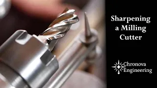 Sharpening the Flutes on a Milling Cutter
